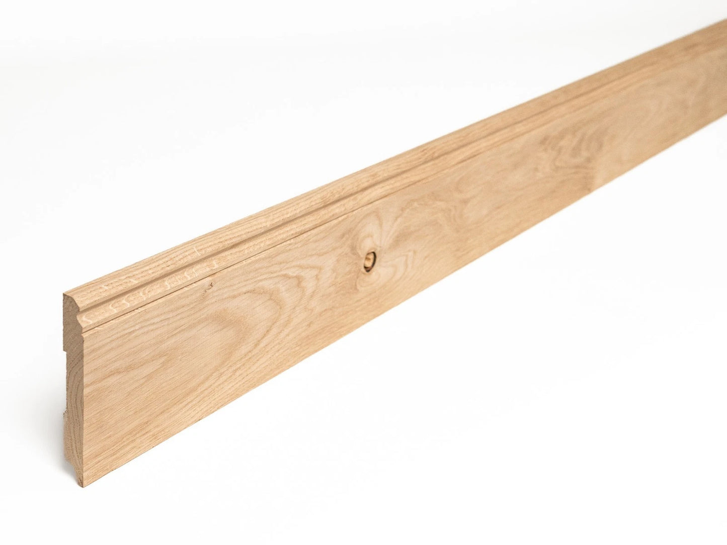 Grīdlīstes Ozols Rustic 20x150mm bez virsmas apstrādes 1,5-2,5m Hamburgas profils