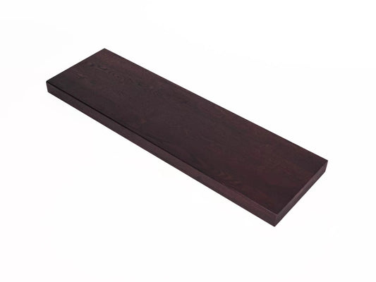 Plaukts, trepju pakāpiens, pretpakāpiens, palodze, Ozols Rustic, pilnas lameles, 52 mm, 3-kārt, Dark eļļots tonī Valriekstsed