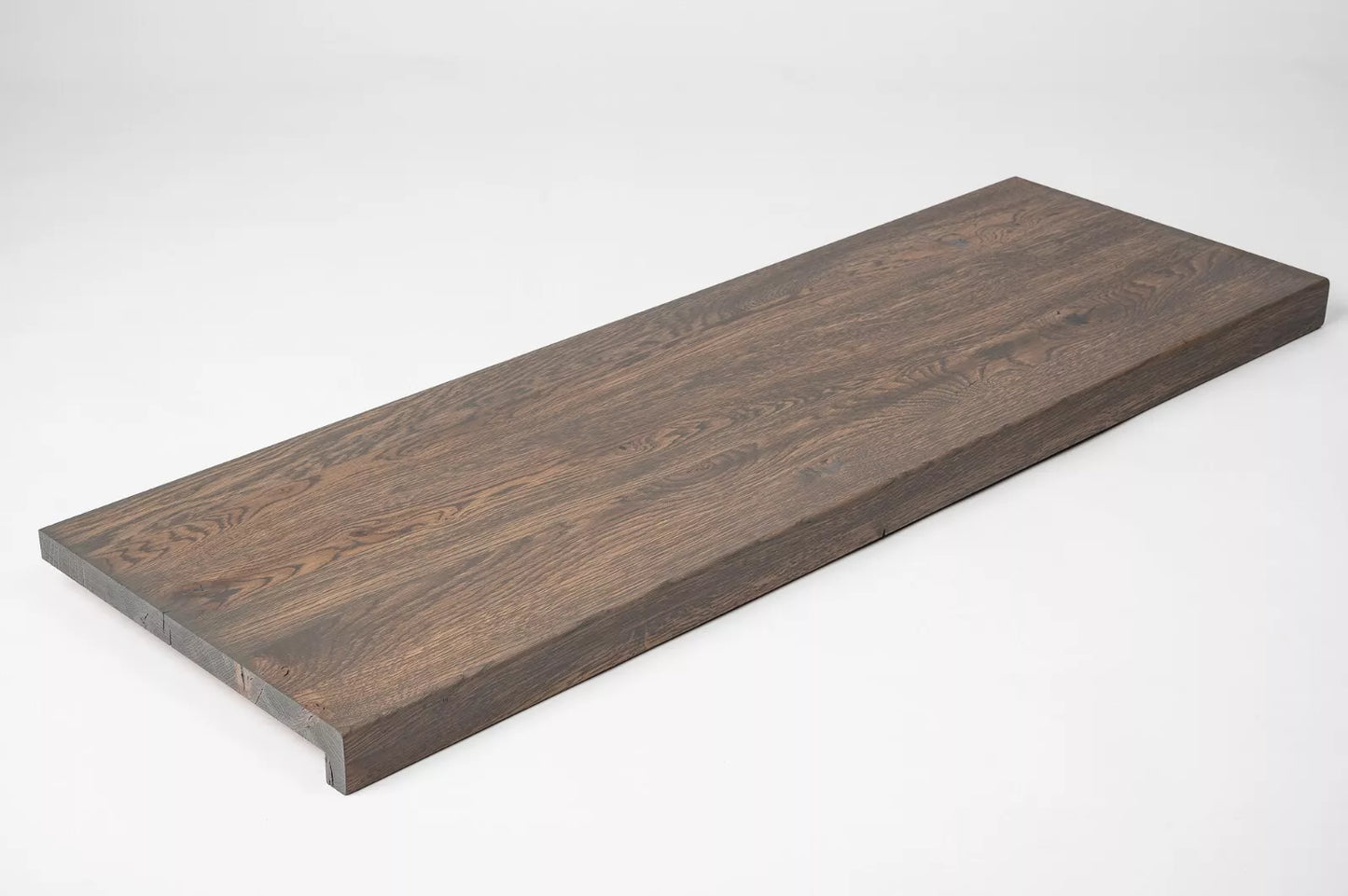 Trepju pakāpiens, palodze, Ozols Rustic, pilnas lameles, 20 mm, eļļots Grafīta tonī