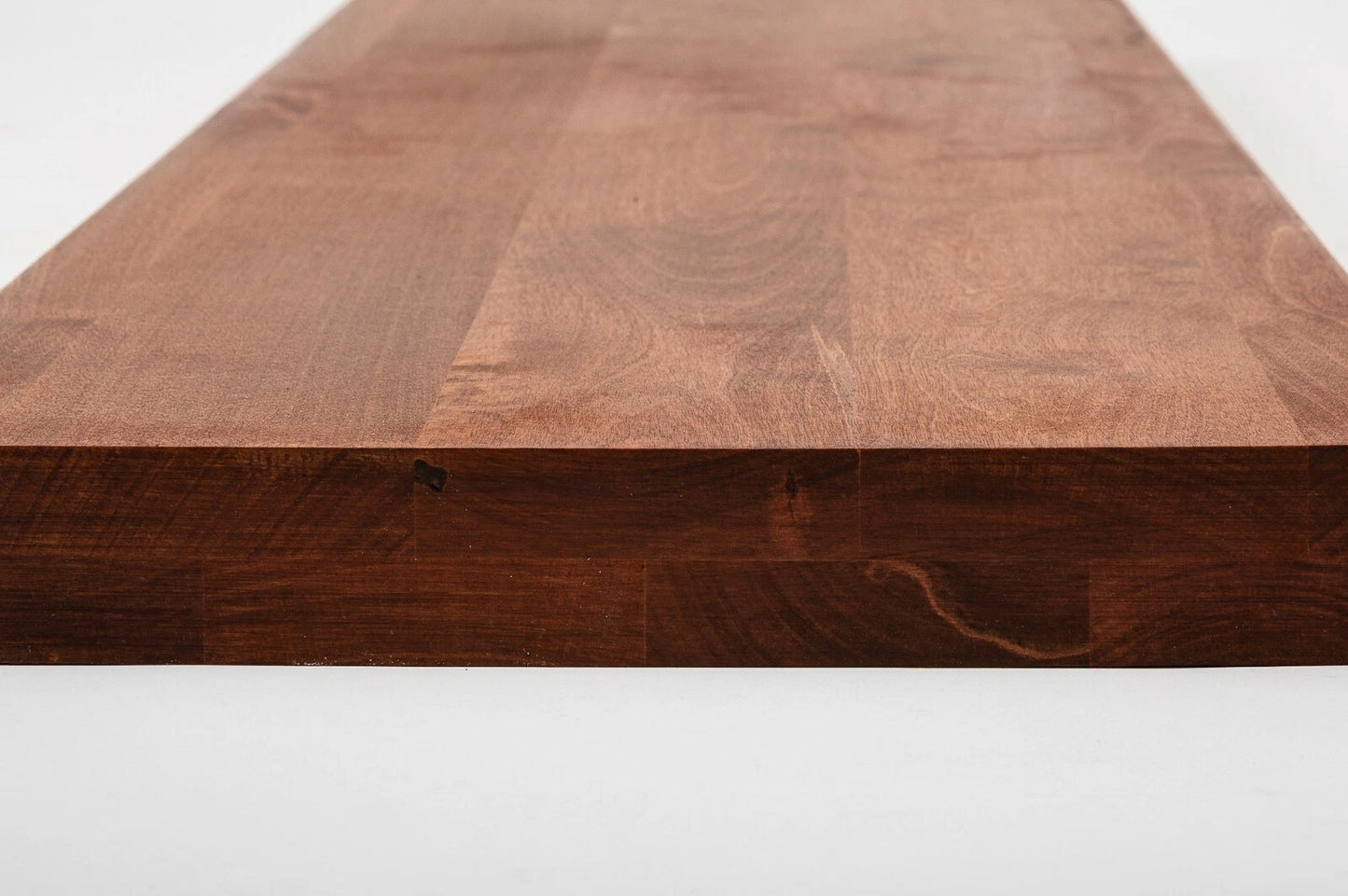 Plaukts, trepju pakāpiens, pretpakāpieni, palodze Bērzs A/B, pilnas lameles,  40 mm, 2 slāņu, Eļļots, tonis Ķirsis