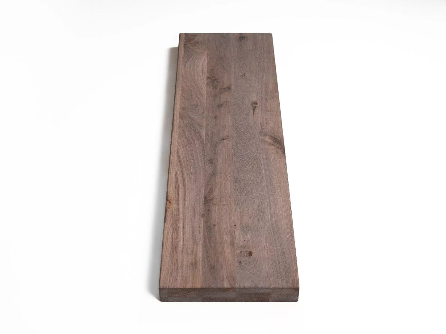 Stair tread Windowsill Risers Ozols Rustic, pilnas lameles, 52 mm, 3-kārt, nodeldēta dabīgi balti eļļota