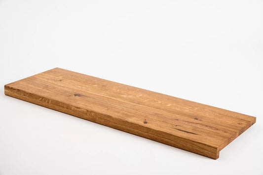Trepju pakāpiens, palodze, Ozols Rustic, pilnas lameles, 16mm, Dabīgi eļļots
