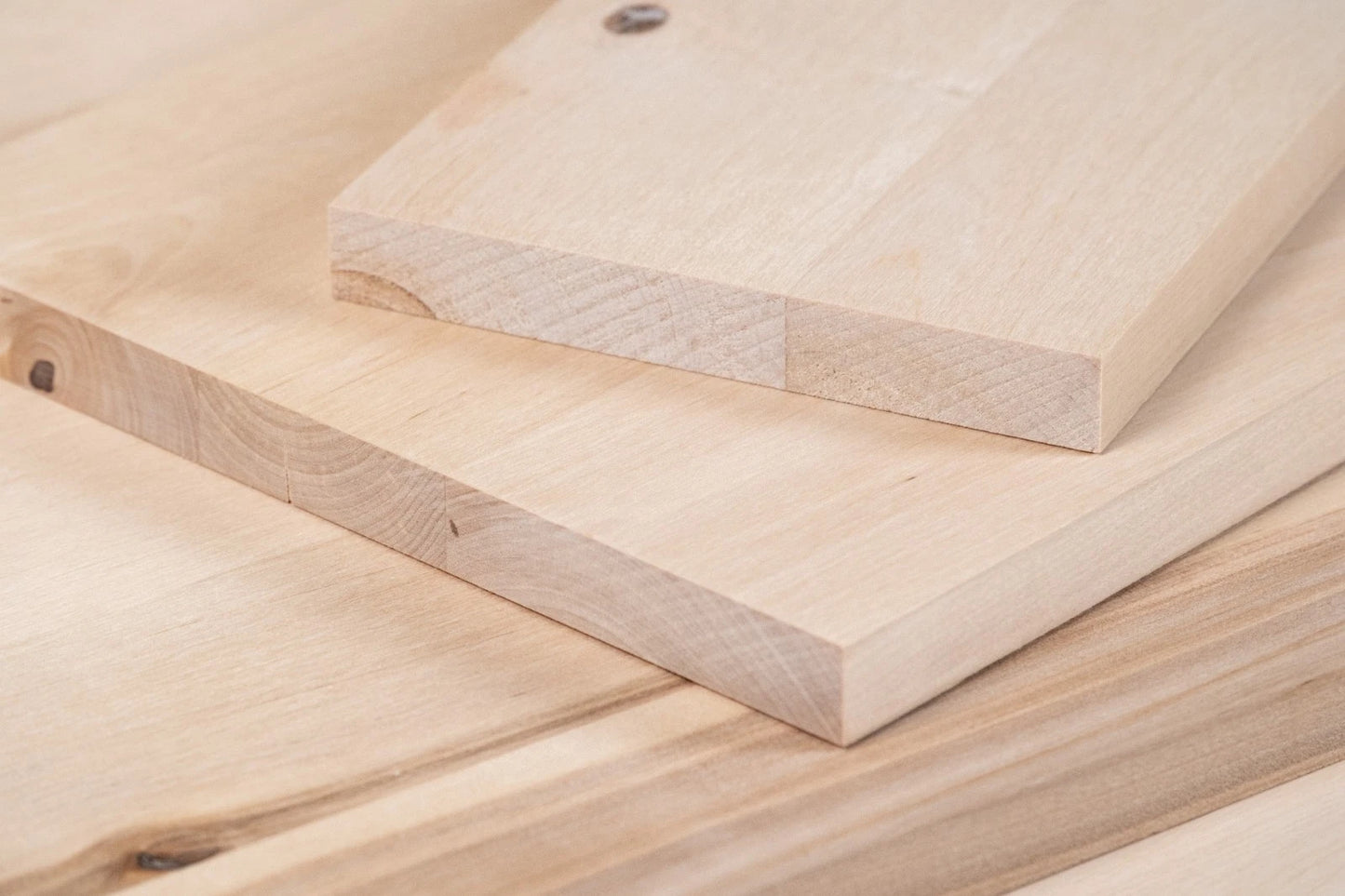 Solid edge glued panel DIY Birch Rustic, full stave lamellas, 20 mm