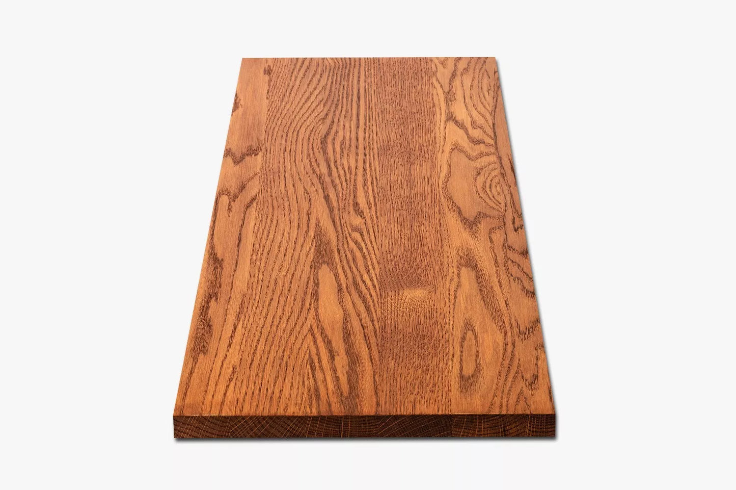 Shelf Stair tread Riser Windowsill Oak A/B, full stave lamellas, 26 mm, Cherry oil