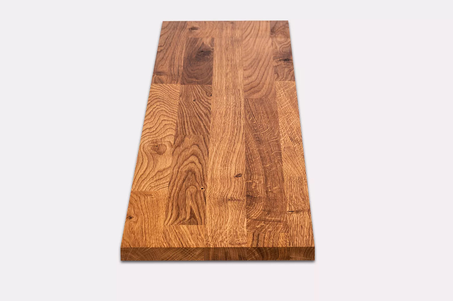 Plaukts, trepju pakāpiens, pretpakāpiens, palodze, Ozols Rustic, audzētas lameles, 26 mm, Dabīgi eļļots