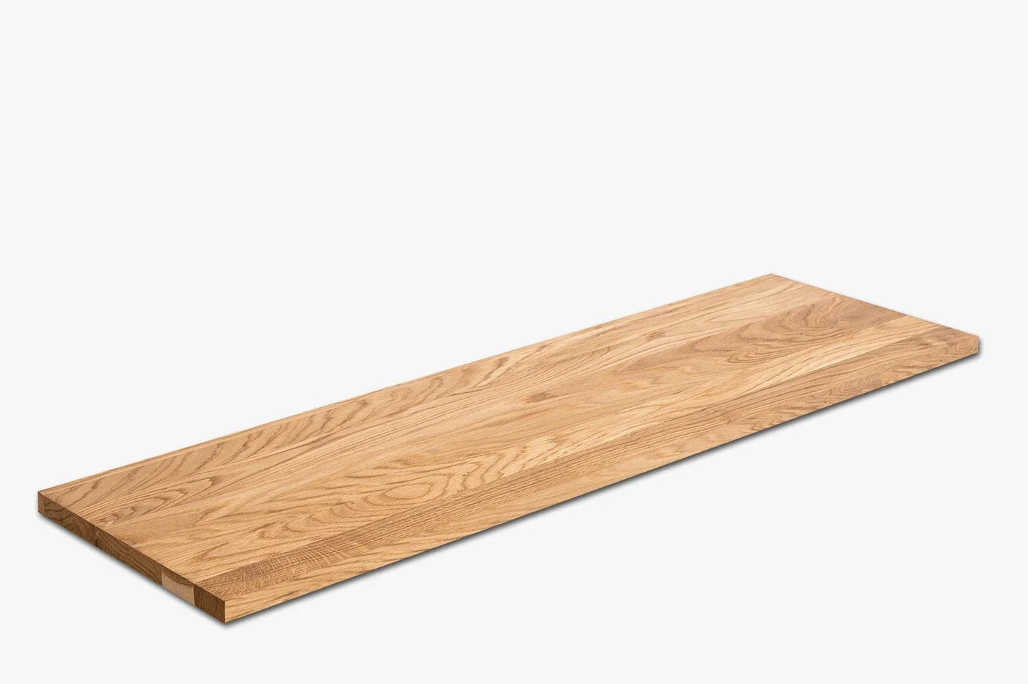 Shelf Stair tread Riser Windowsill Oak A/B, full stave lamellas, 16 mm, Matte lacquered