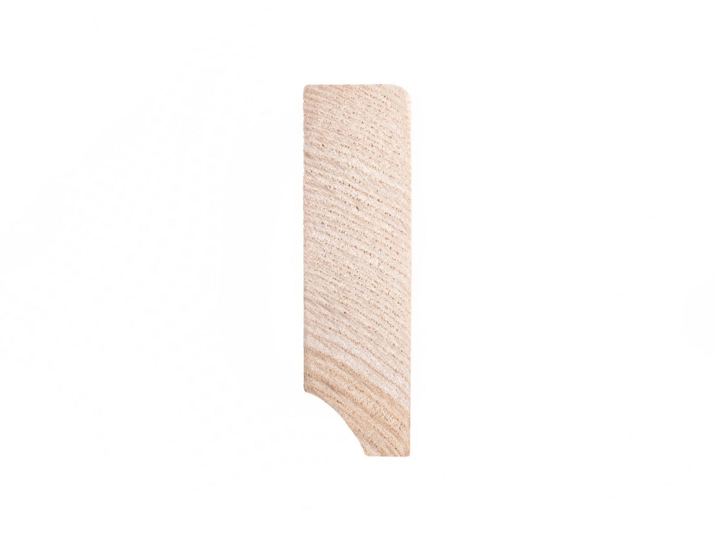 Grīdlīste Osis A/B 24x80mm eļļots ar cietā vaska eļļu tonī Dabīgi balts 2000 mm ar rādiusu 5mm