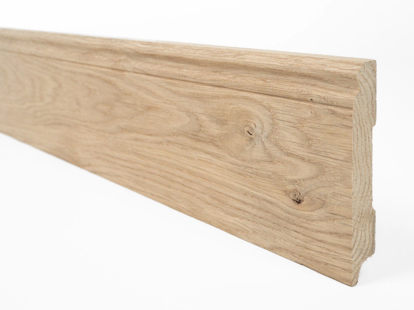 Grīdlīstes Ozols Rustic 20x110mm bez virsmas apstrādes 1,5-2,5m Hamburgas profils