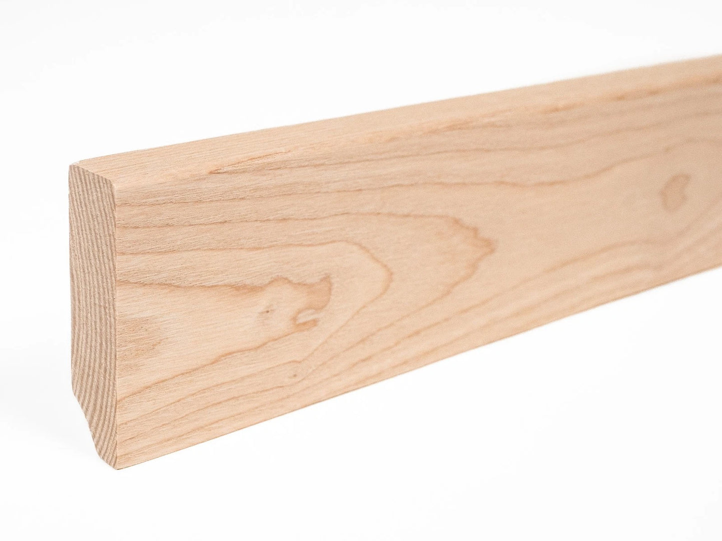 Grīdlīste Osis A/B 24x80mm eļļots ar cietā vaska eļļu tonī Dabīgi balts 2000 mm ar rādiusu 5mm
