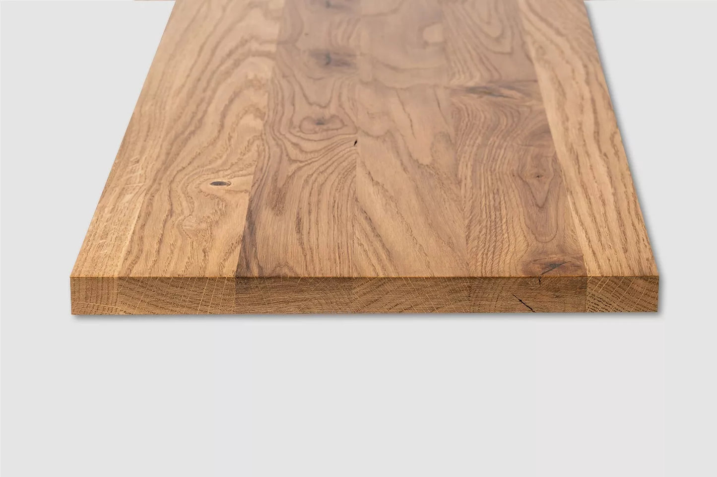 Plaukts, trepju pakāpiens, pretpakāpiens, palodze, Ozols Rustic, pilnas lameles, 20 mm, Bronzas tonī