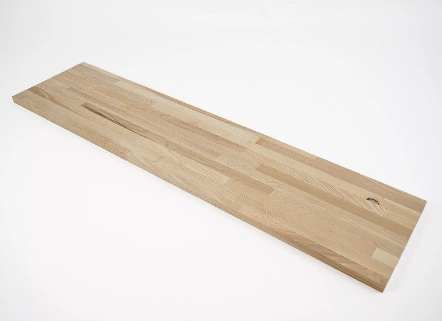 Solid edge glued panel DIY Ash A/B, finger jointed lamellas with fixed width, 19 mm