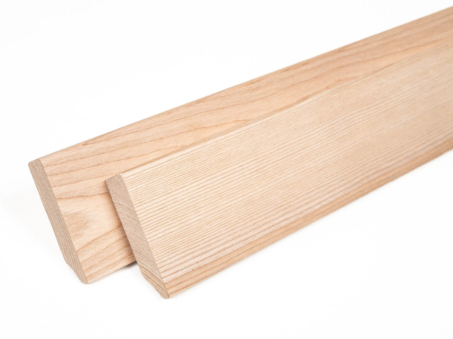 Grīdlīste Osis A/B 24x80mm eļļots ar cietā vaska eļļu tonī Dabīgi balts 2000 mm ar rādiusu 5mm