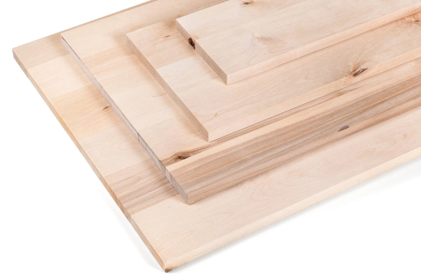 Solid edge glued panel DIY Birch Rustic, full stave lamellas, 20 mm