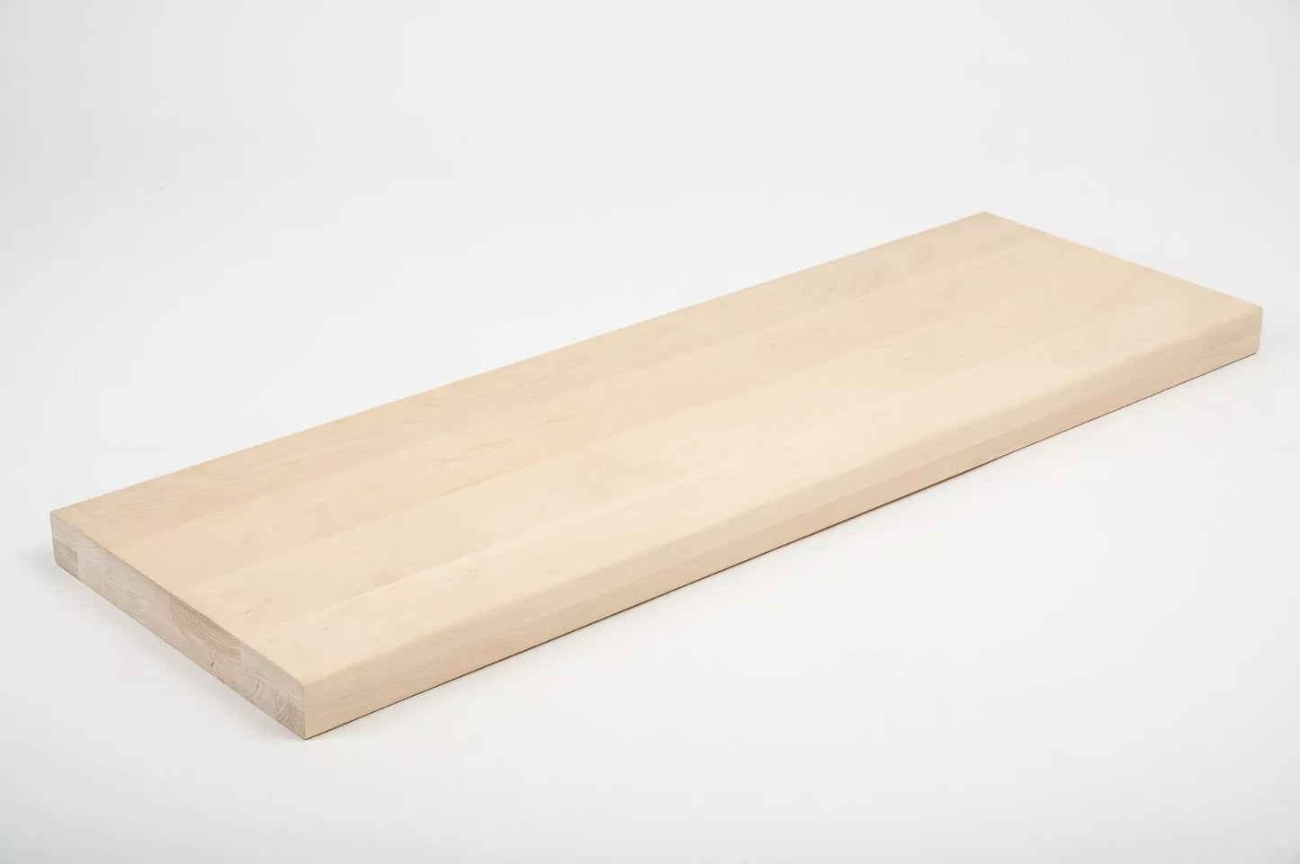 Plaukts, trepju pakāpiens, pretpakāpieni, palodze Bērzs A/B, pilnas lameles,  40 mm, 2 slāņu, bez virsmas apstrādes