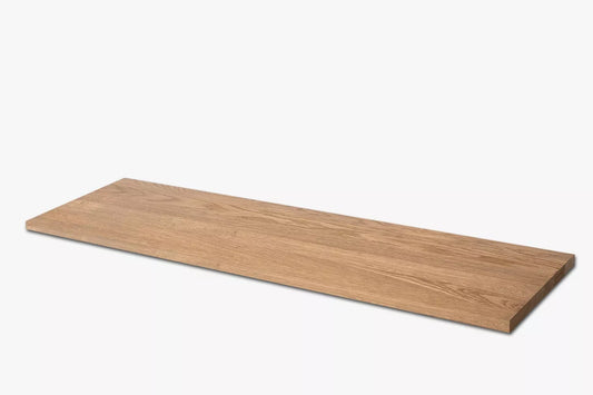 Plaukts, trepju pakāpiens, pretpakāpiens, palodze, Ozols A/B, pilnas lameles, 20 mm, Bronzas tonī