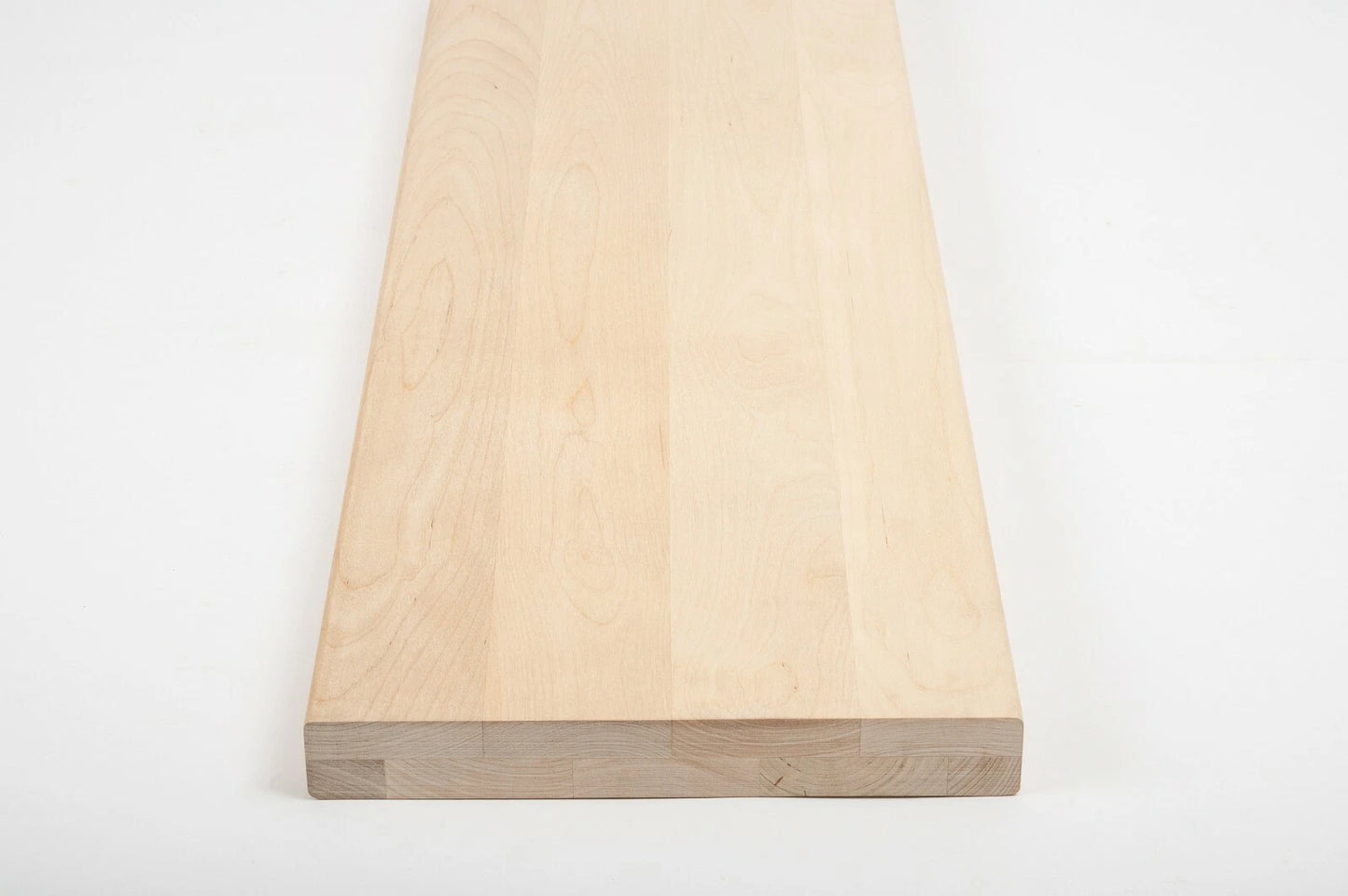 Plaukts, trepju pakāpiens, pretpakāpieni, palodze Bērzs A/B, pilnas lameles,  40 mm, 2 slāņu, bez virsmas apstrādes