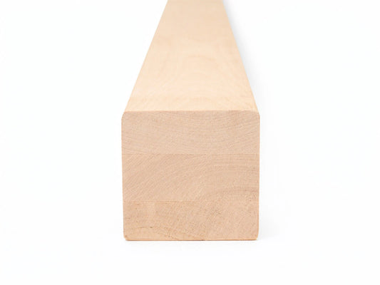 Līmētās bērza koka brusas A/B 70x70 mm bez virsmas apstrādes