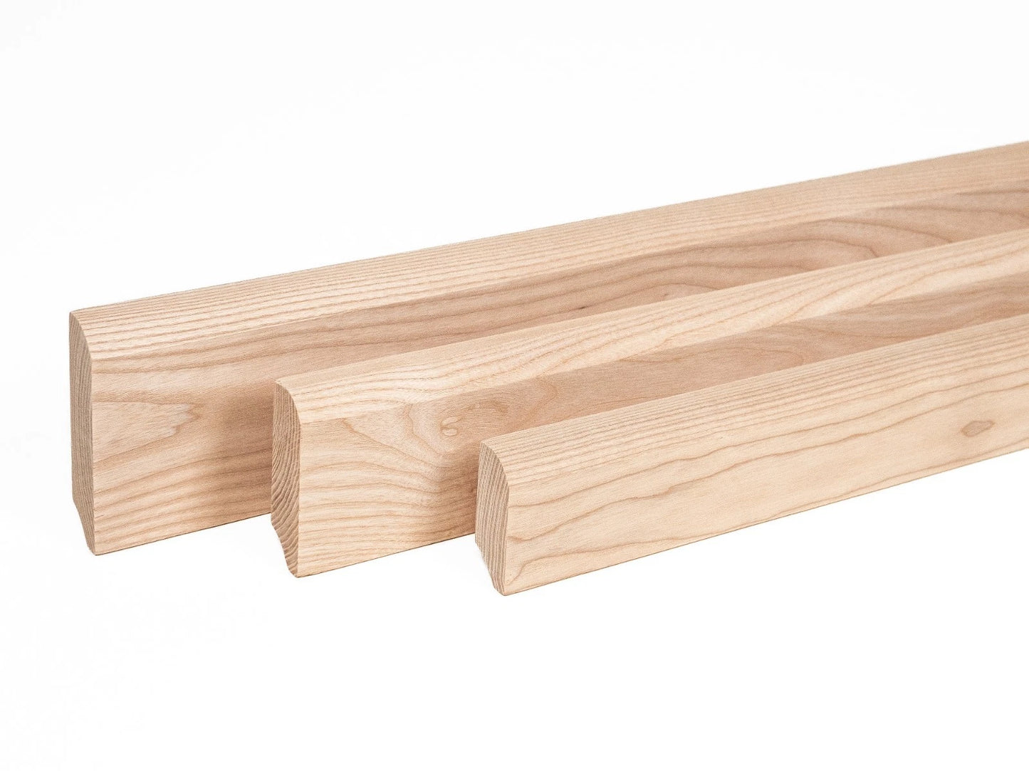 Grīdlīste Osis A/B 24x80mm bez virsmas apstrādes 2000 mm ar rādiusu 20mm