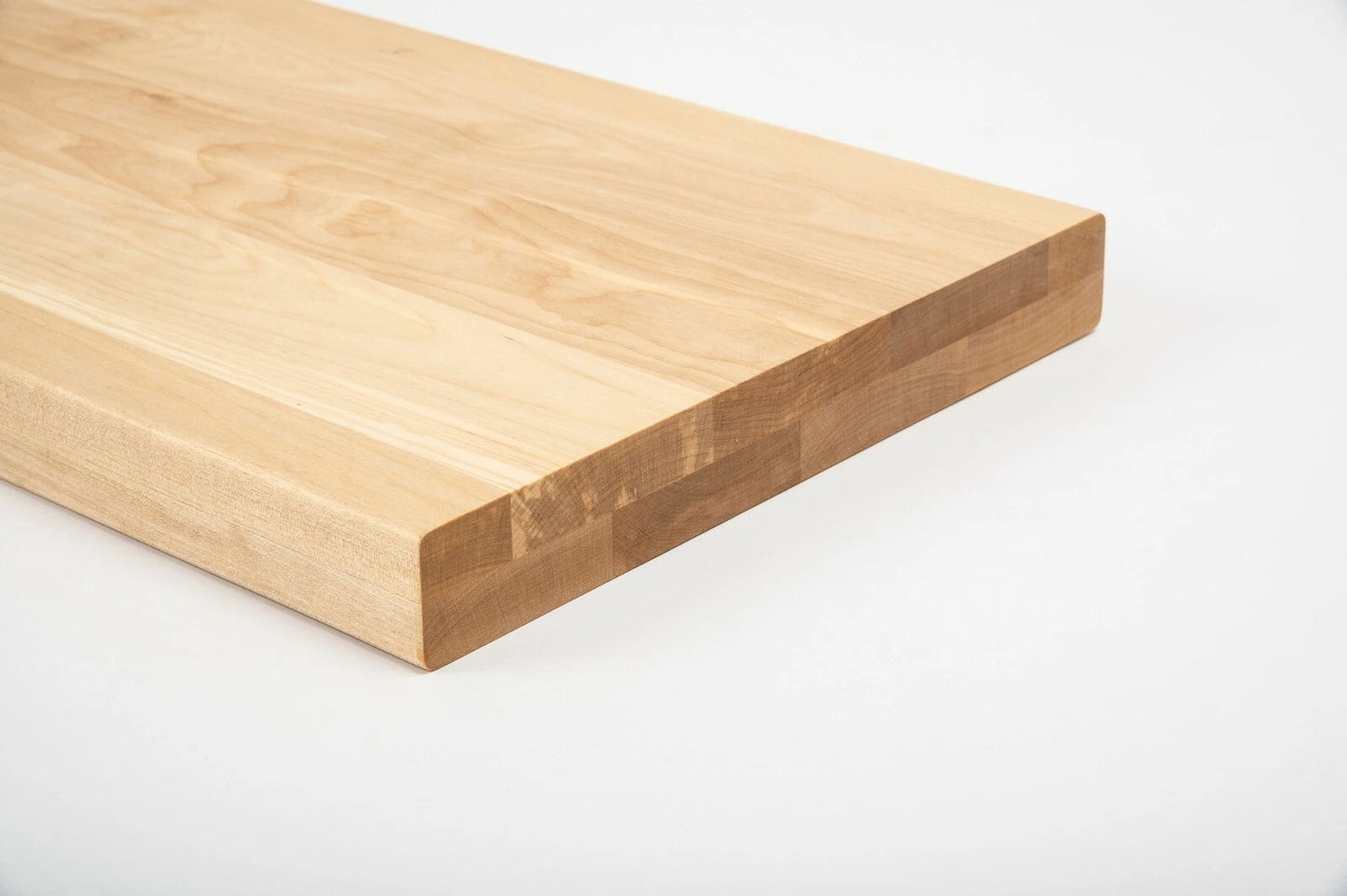 Plaukts, trepju pakāpiens, pretpakāpieni, palodze Bērzs A/B, pilnas lameles,  40 mm, 2 slāņu, Eļļots ar cietā vaska eļļu, bezkrāsains