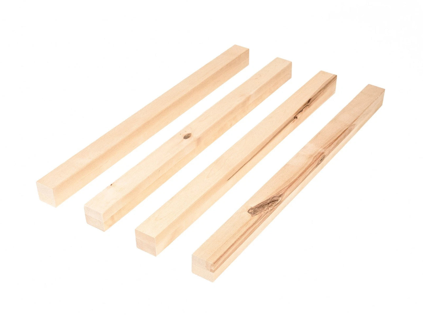 Līmētās bērza koka brusas Rustic 50x50 mm bez virsmas apstrādes