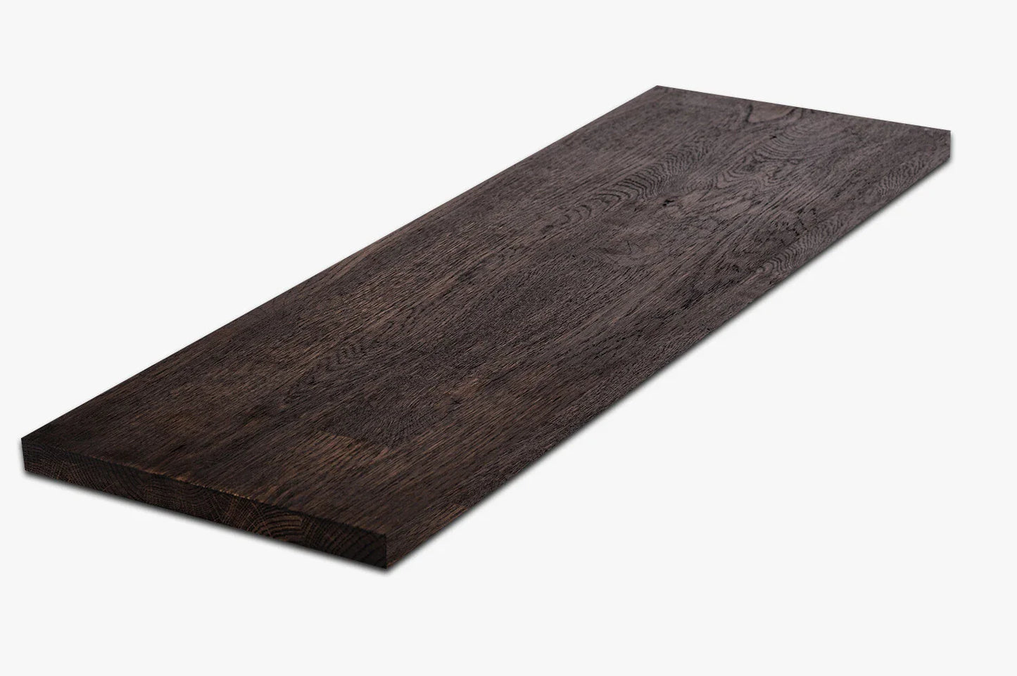 Plaukts, trepju pakāpiens, pretpakāpiens, palodze, Ozols Rustic, audzētas lameles, 26 mm, Melni eļļots