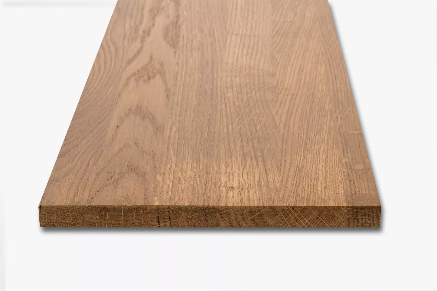 Shelf Stair tread Riser Windowsill Oak A/B, full stave lamellas, 20 mm, Bronze oil