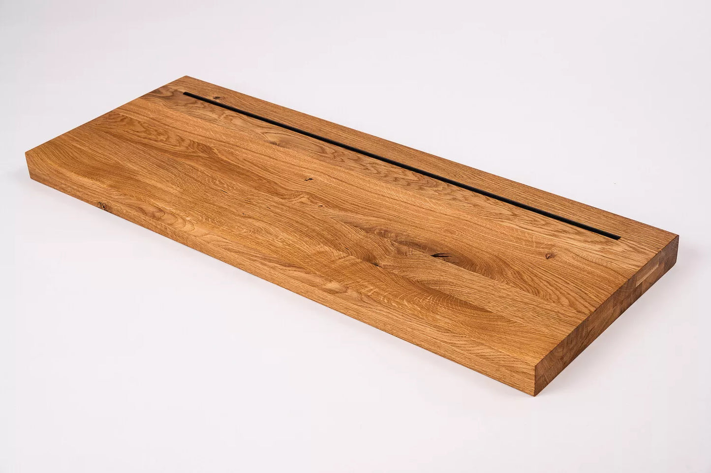 Trepju pakāpiens Ozols Rustic, pilnas lameles, 35 mm, 2-kārt, dabīgi eļļots, ar pretslīdes gumiju
