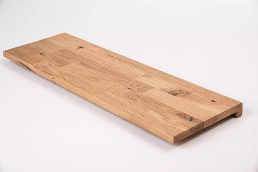 Trepju pakāpiens, palodze, Ozols Rustic, audzētas lameles, 20 mm, eļļots ar cietā vaska eļļu tonī Dabīgi balts