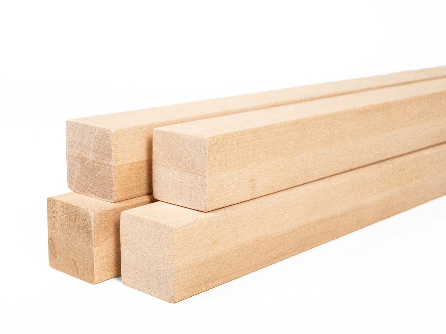 Līmētās bērza koka brusas A/B 50x50 mm eļļots ar cietā vaska eļļu tonī Dabīgi balts