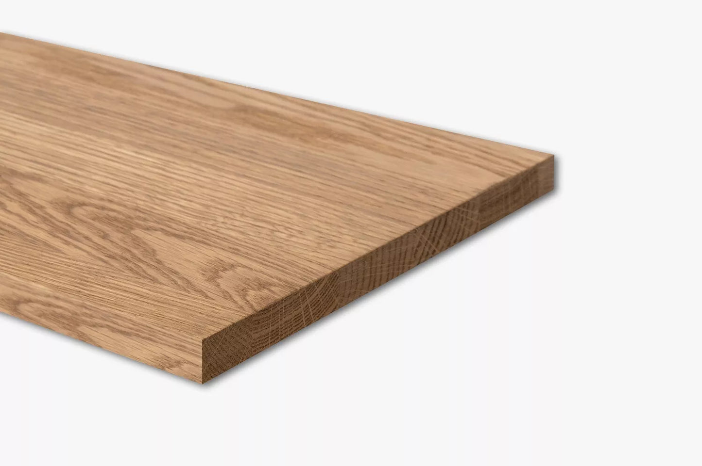Shelf Stair tread Riser Windowsill Oak A/B, full stave lamellas, 20 mm, Bronze oil