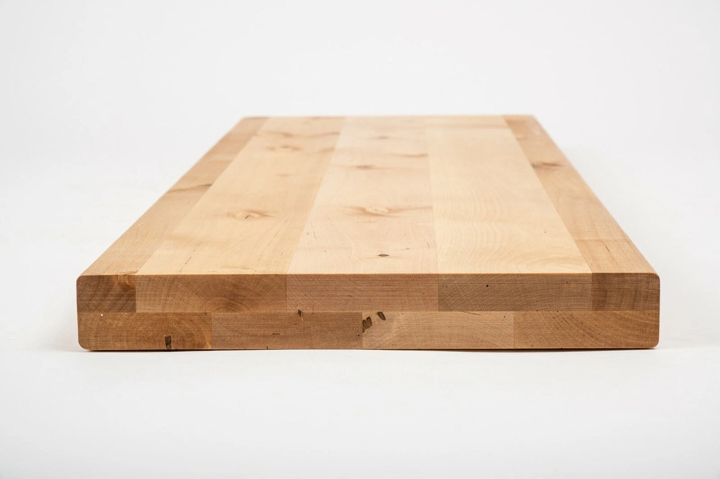 Plaukts, trepju pakāpiens, pretpakāpieni, palodze Bērzs Rustic, pilnas lameles, 40 mm, 2 slāņu, Eļļots ar cietā vaska eļļu, bezkrāsains