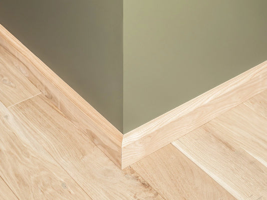 Grīdlīste Osis A/B 24x80mm bez virsmas apstrādes 2000 mm ar rādiusu 20mm