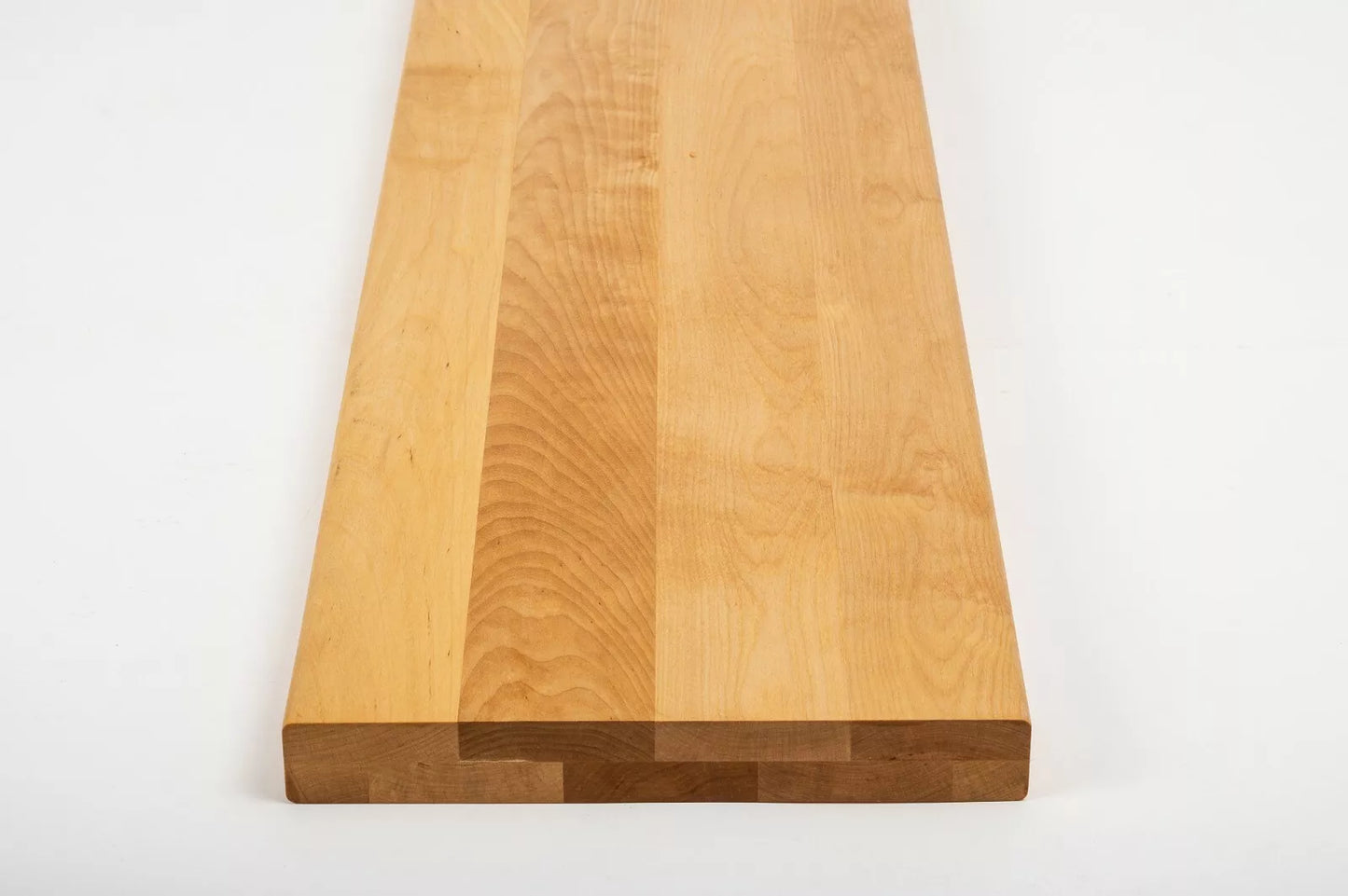 Plaukts, trepju pakāpiens, pretpakāpieni, palodze Bērzs A/B, pilnas lameles,  40 mm, 2 slāņu, Eļļots, tonis Dabīgs