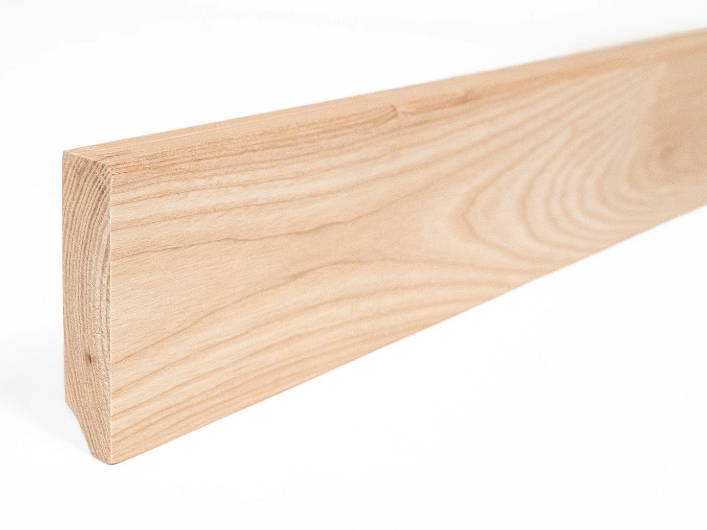 Grīdlīste Osis A/B 24x100mm eļļots ar cietā vaska eļļu tonī Dabīgi balts 2000 mm ar rādiusu 5mm