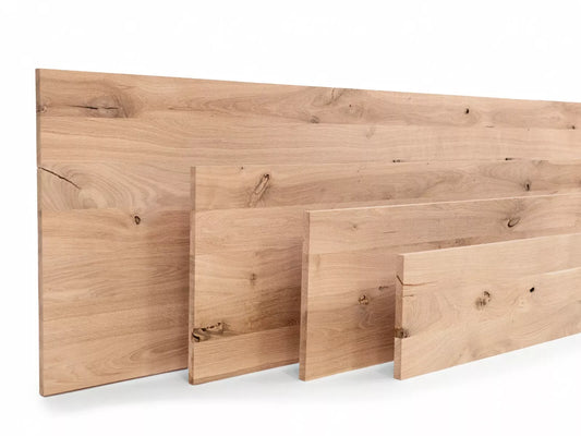Līmēta masīvkoks plātne DIY Ozols Rustic, pilnas lameles fixētā platumā, 16mm
