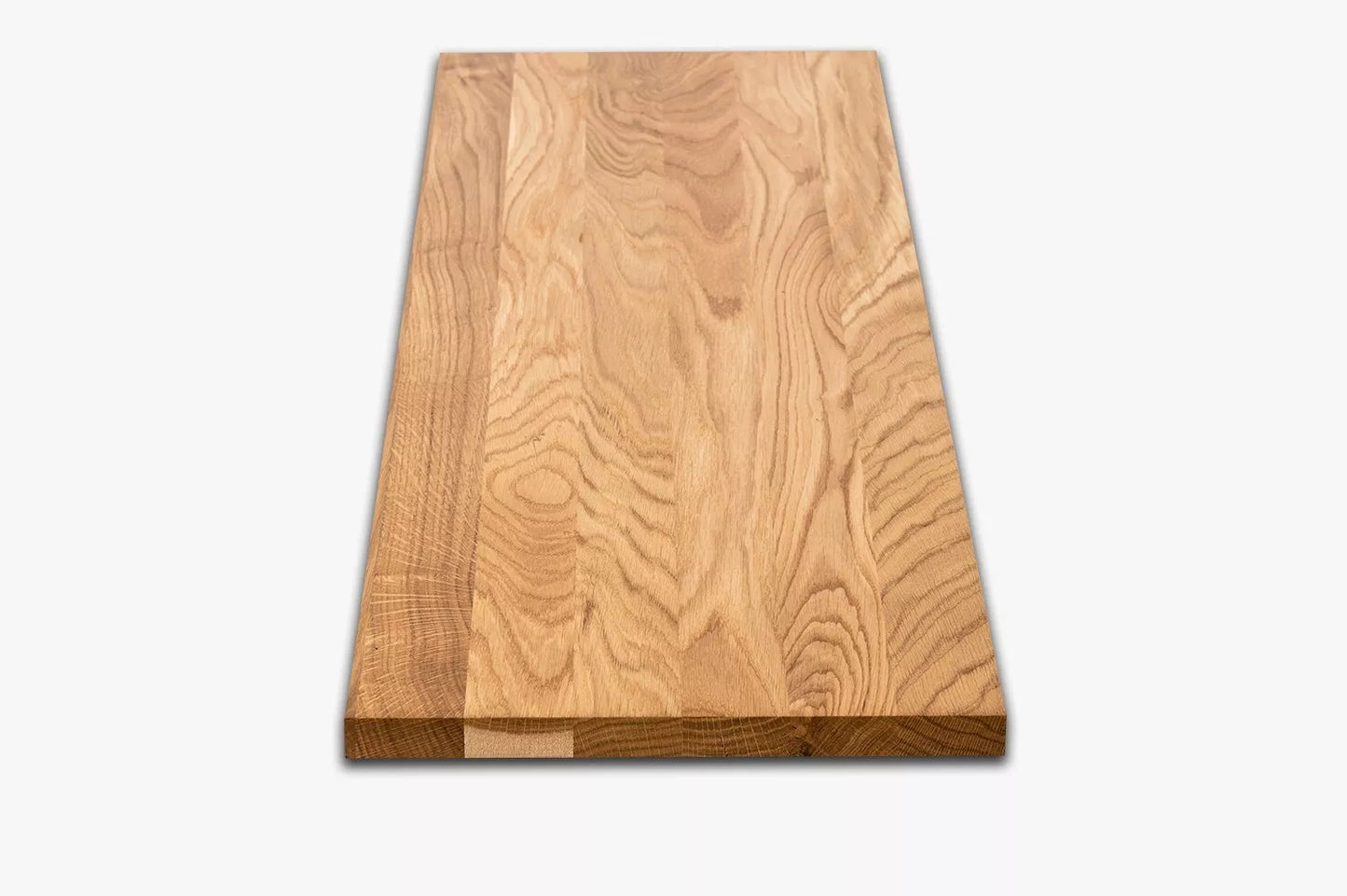 Shelf Stair tread Riser Windowsill Oak A/B, full stave lamellas, 16 mm, Matte lacquered