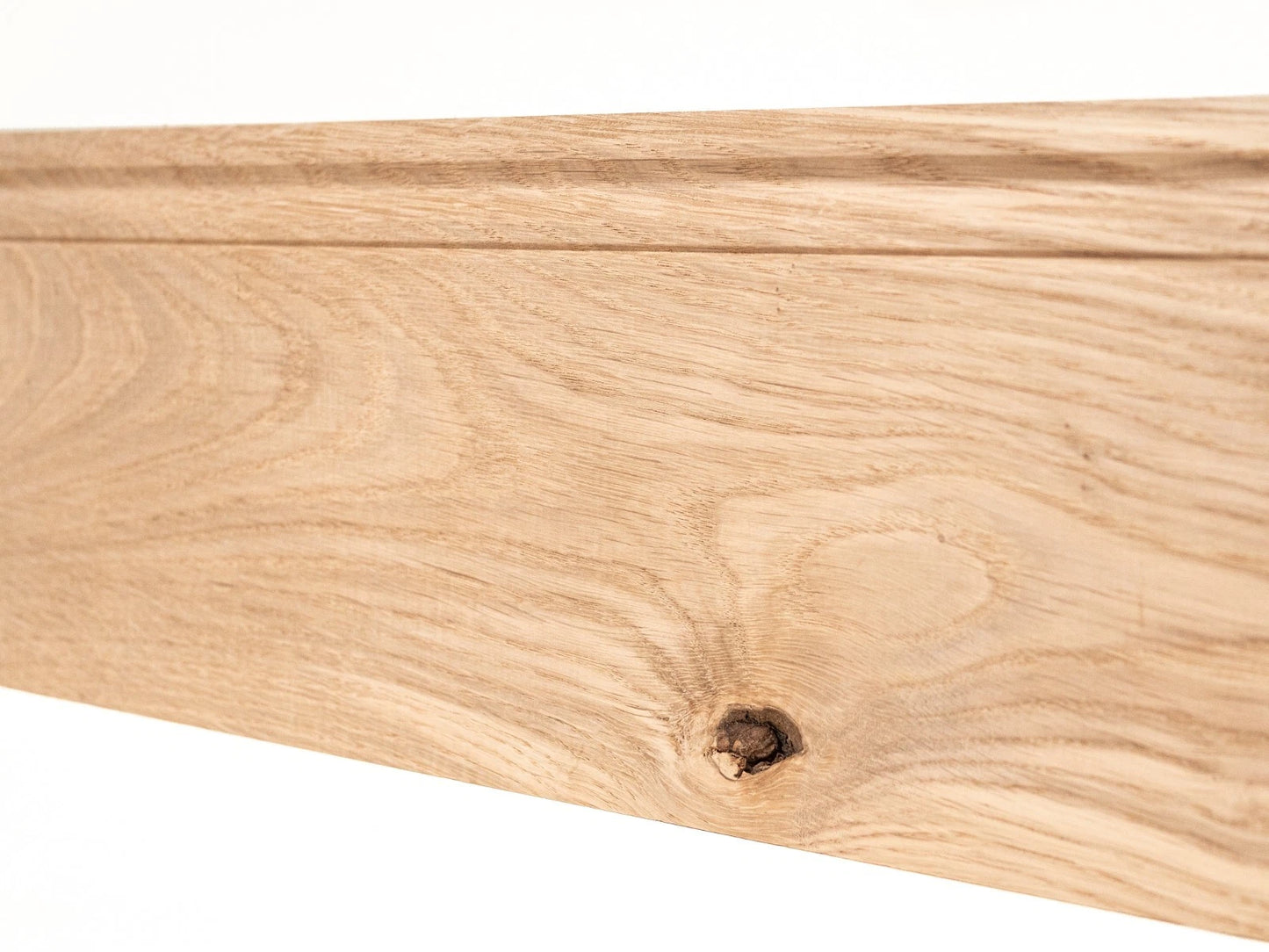 Grīdlīstes Ozols Rustic 20x130mm bez virsmas apstrādes 1,5-2,5m Hamburgas profils