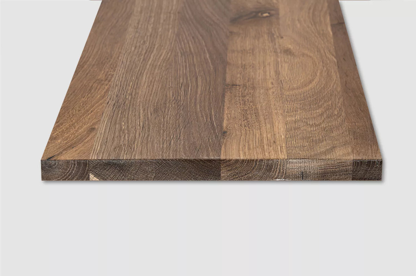 Plaukts, trepju pakāpiens, pretpakāpiens, palodze, Kūpināts Ozols, Rustic, pilnas lameles, 20 mm, eļļots ar cietā vaska eļļu tonī Dabīgi balts