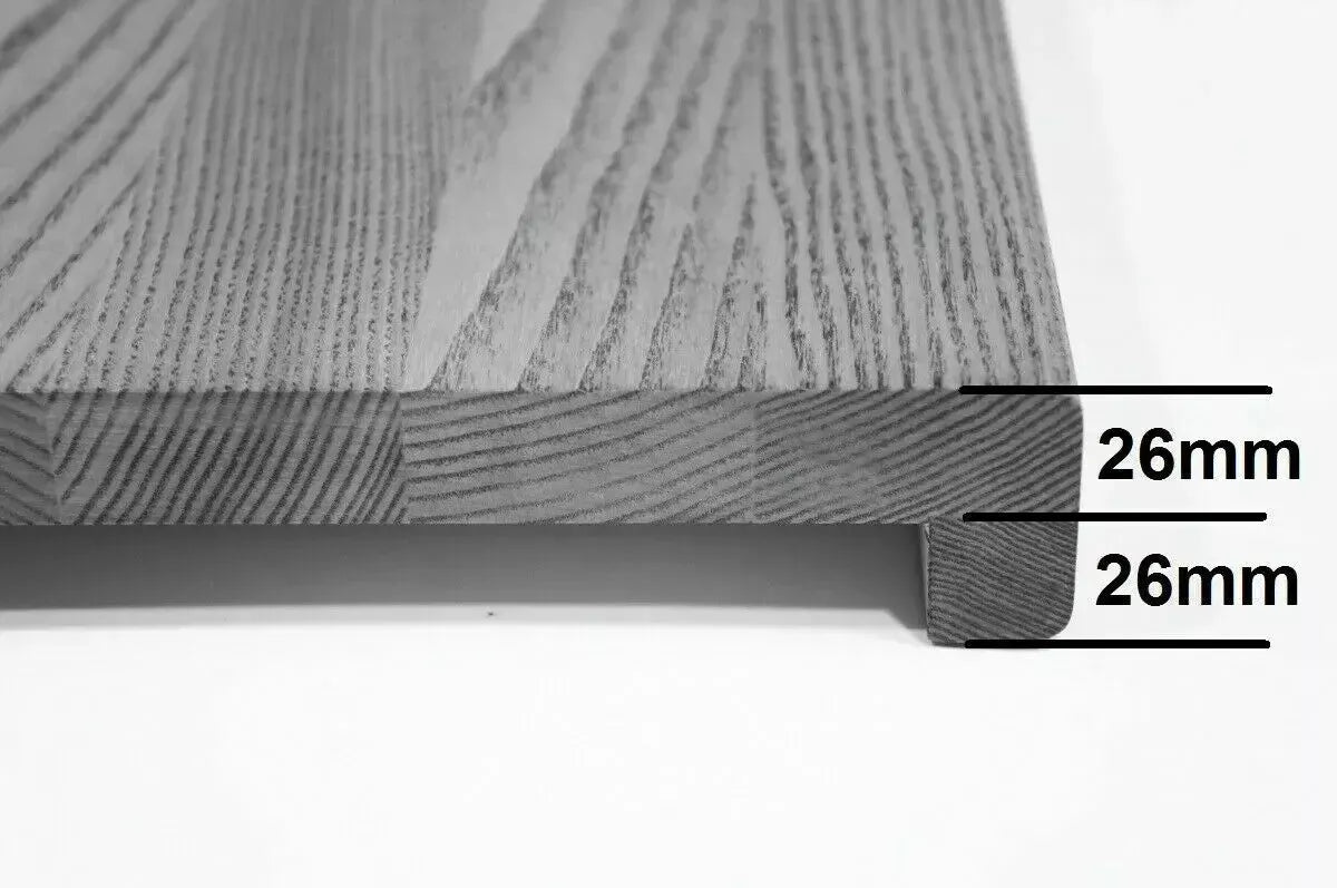 Trepju pakāpiens, palodze, Dižskābardis A/B, pilnas lameles, 26 mm, bez virsmas apstrādes