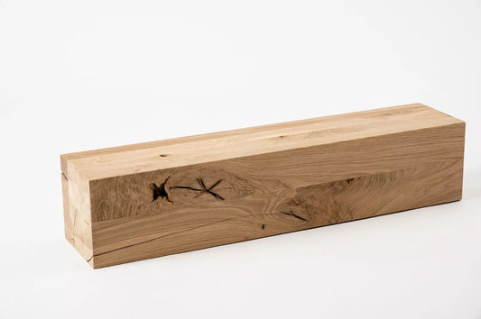 Līmētās ozola koka brusas Rustic 160x160 mm bez virsmas apstrādes