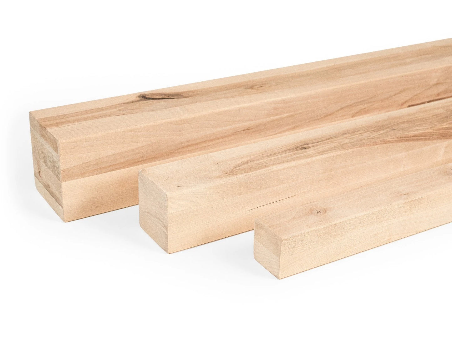 Līmētās bērza koka brusas Rustic 50x50 mm bez virsmas apstrādes