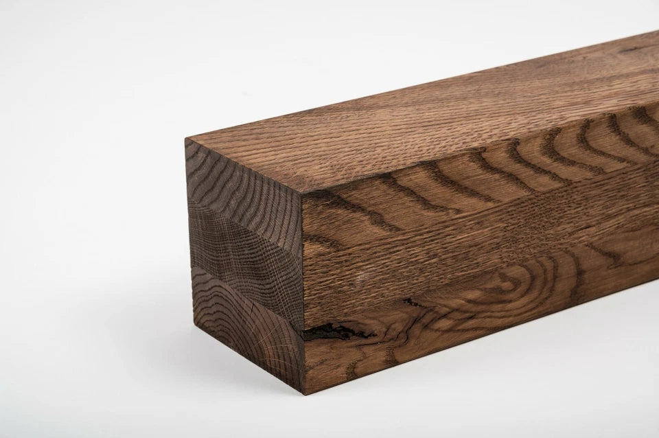 Līmētās ozola koka brusas Rustic 160x160 mm eļļots tonī Valrieksts