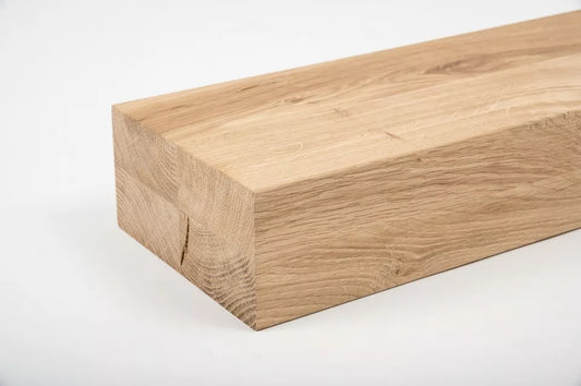 Līmētās ozola koka brusas Rustic 80x160 mm bez virsmas apstrādes