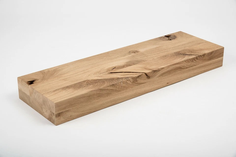 Līmētās ozola koka brusas Rustic 80x240 mm bez virsmas apstrādes