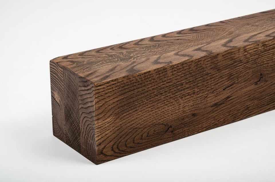 Līmētās ozola koka brusas Rustic 80x80 mm eļļots tonī Valrieksts