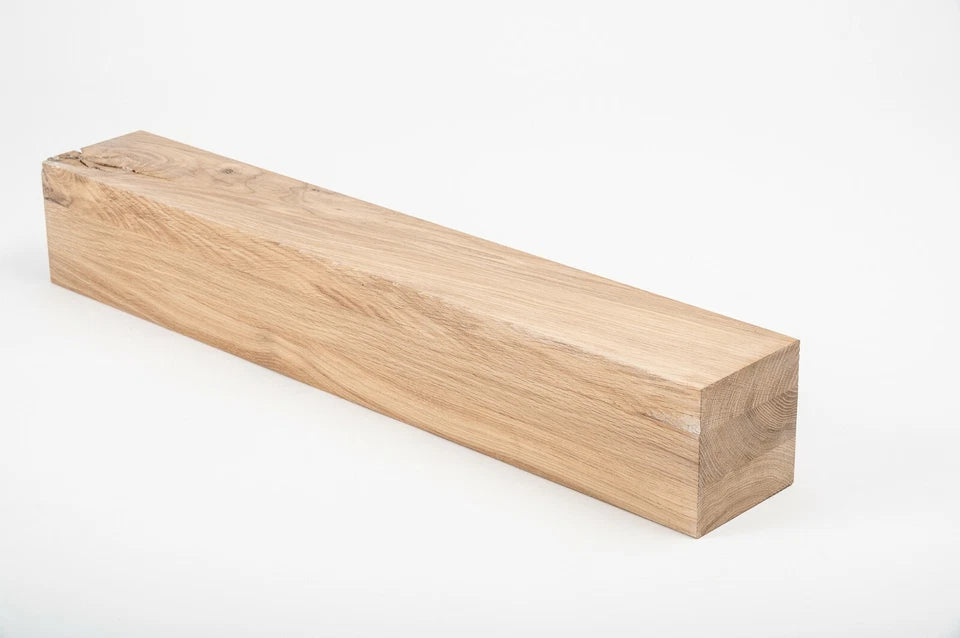 Līmētās ozola koka brusas Rustic 160x160 mm Balti eļļots