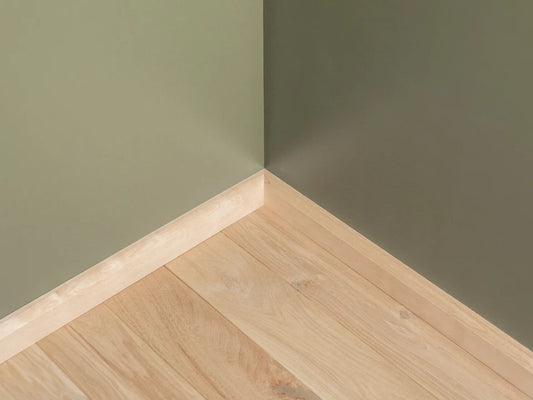 Grīdlīste Bērzs A/B 24x60mm eļļots ar cietā vaska eļļu tonī Dabīgi balts 2000 mm ar rādiusu 20mm