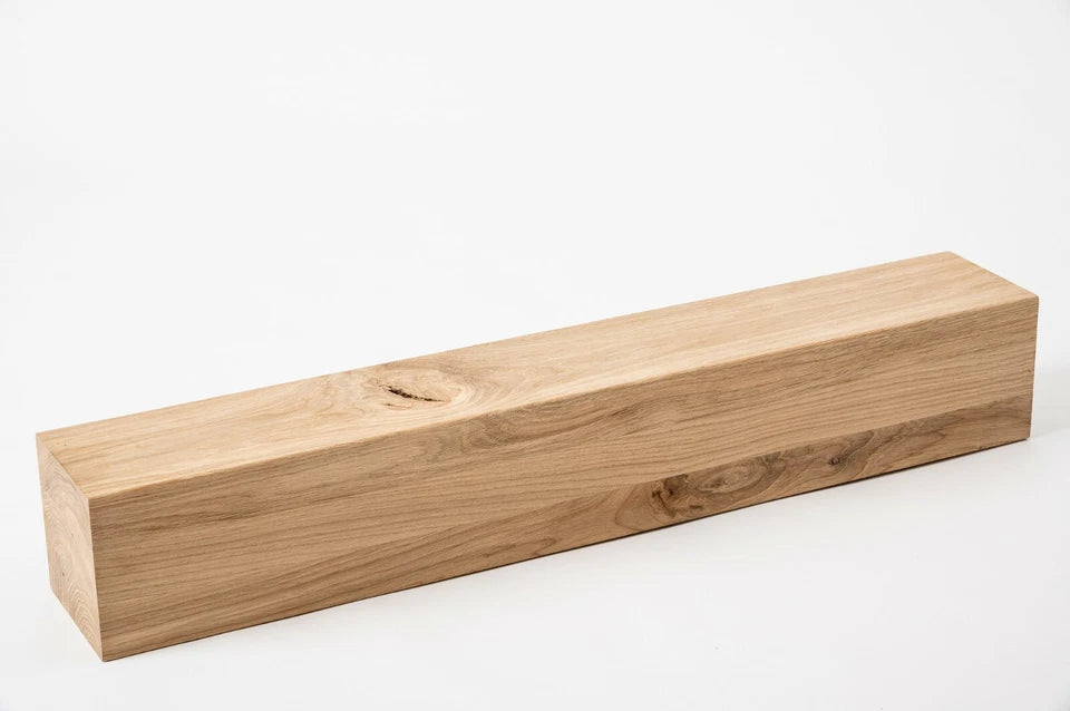 Līmētās ozola koka brusas Rustic 120x120 mm bez virsmas apstrādes