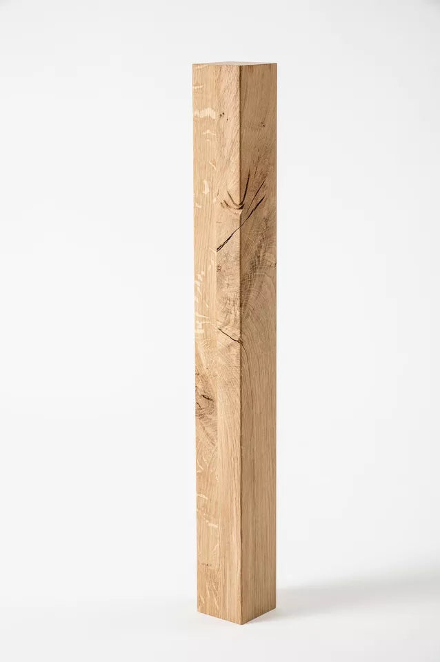 Glulam oak beam Rustic 80x80 mm untreated, square timber, solid wood