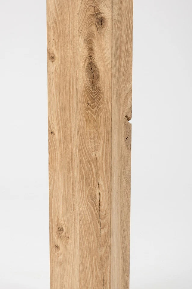 Līmētās ozola koka brusas Rustic 80x160 mm bez virsmas apstrādes